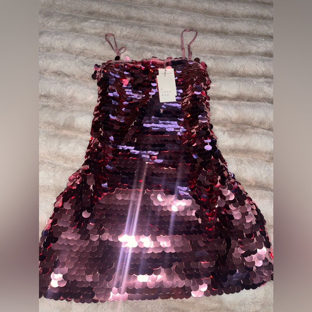 Pink party dress